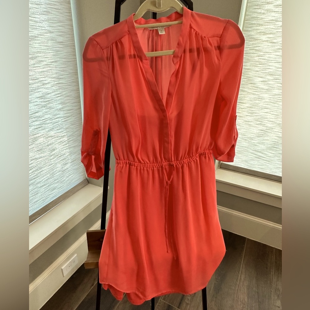 Lauren Conrad M coral dress